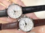 High Quality Longines Multifunction Mens Watch SS Leather Strap